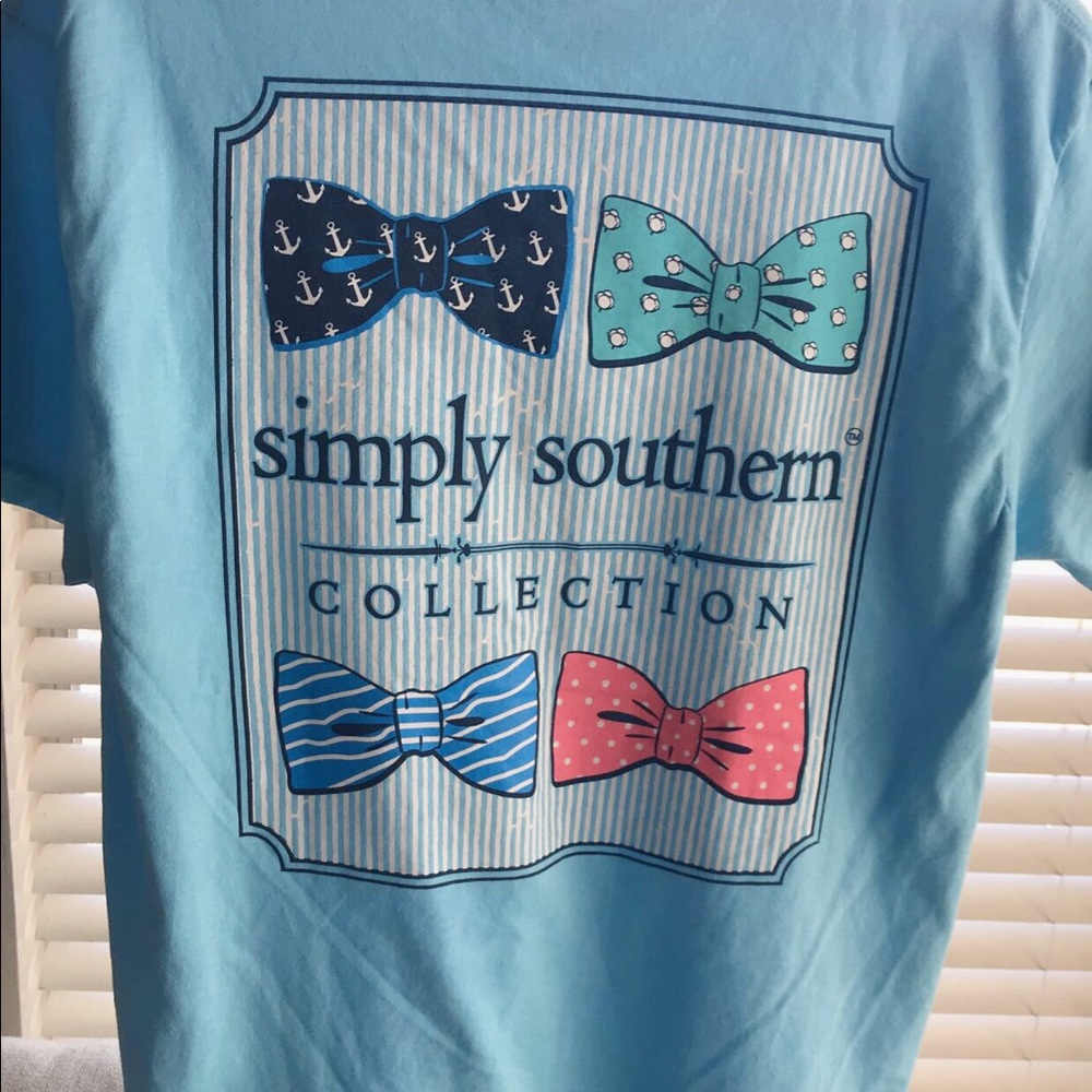 Simply Southern Light Blue T Shirt